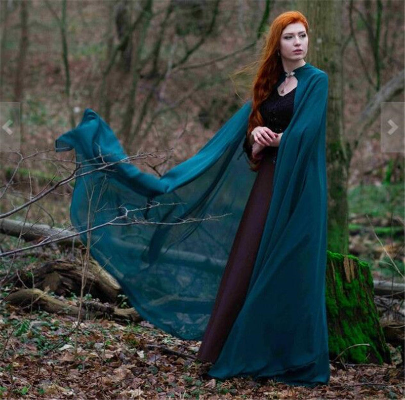 Shawl Thin Hooded Chiffon Shirt Lace